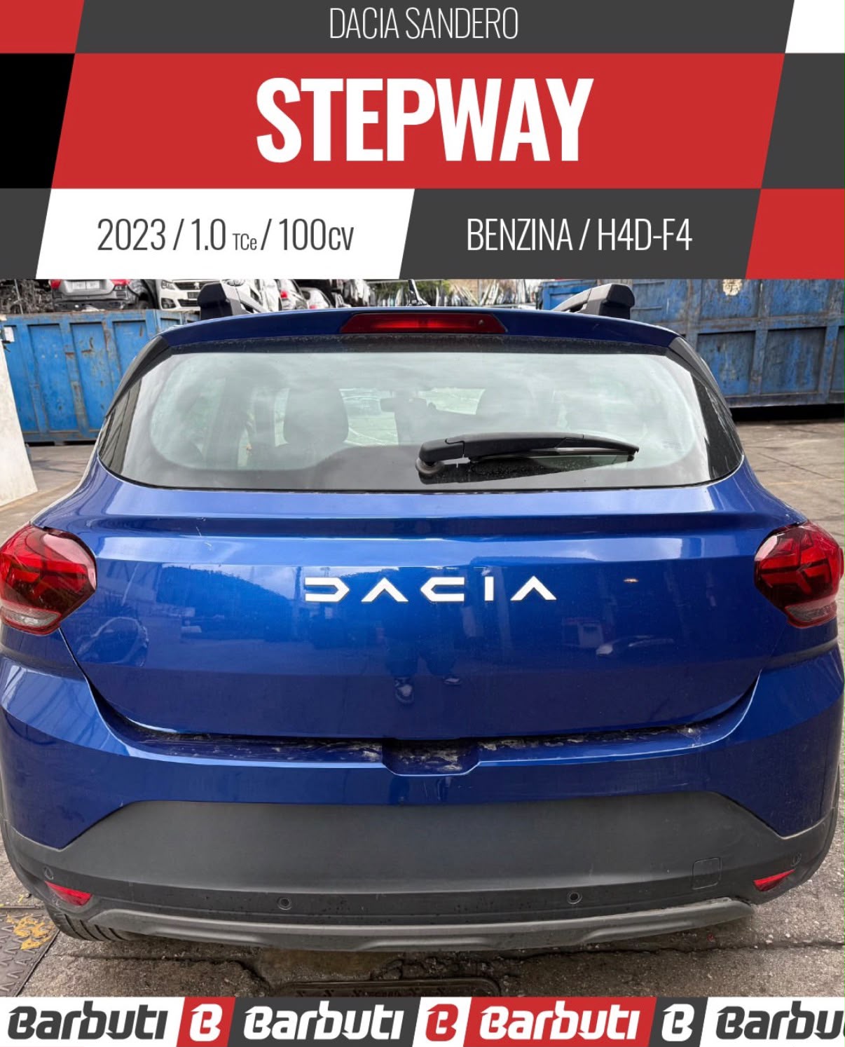 Ricambi usati auto DACIA SANDERO Stepway Serie 22>