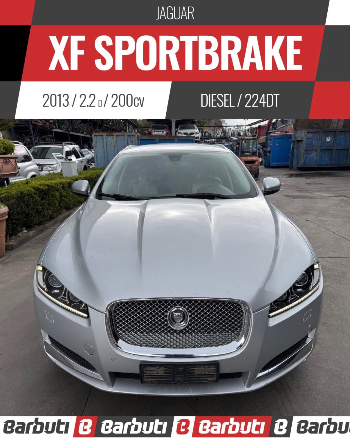 Ricambi usati auto JAQUAR XF SPORTBRAKE X250 Serie (12>15)