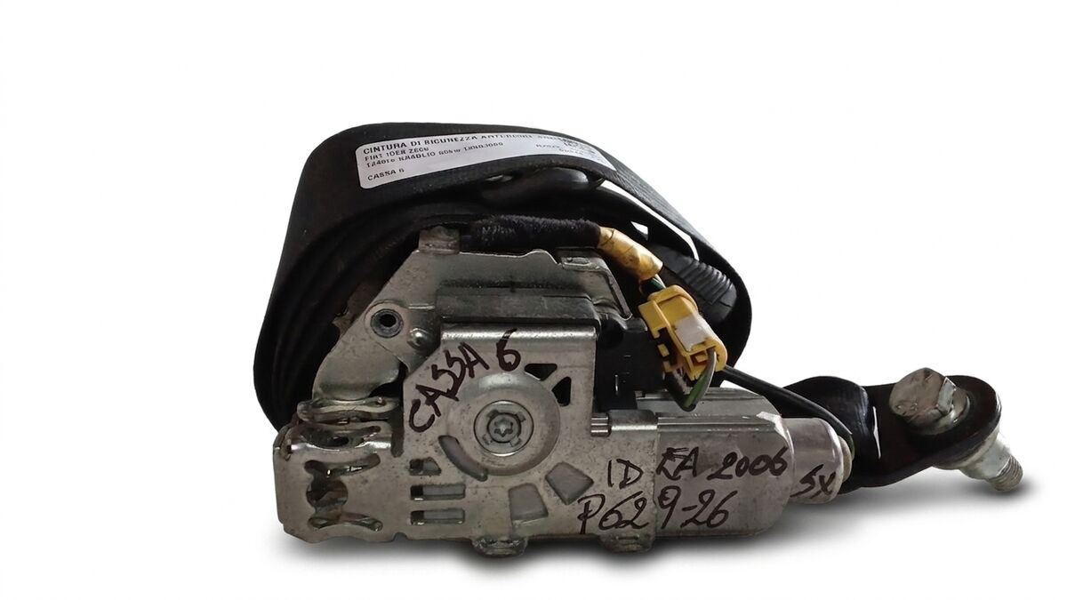 AIRBAG CINTURA DI SICUREZZA ANTERIORE SINISTRA FIAT IDEA 2006 NERA — foto 2