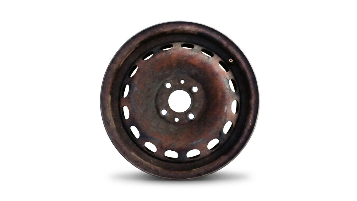 CERCHIO 14 IN FERRO FIAT PUNTO 2001 — foto 2