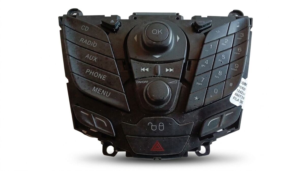BLOCCO COMANDI AUTORADIO FORD FIESTA 2011 8A6T18K811BE
