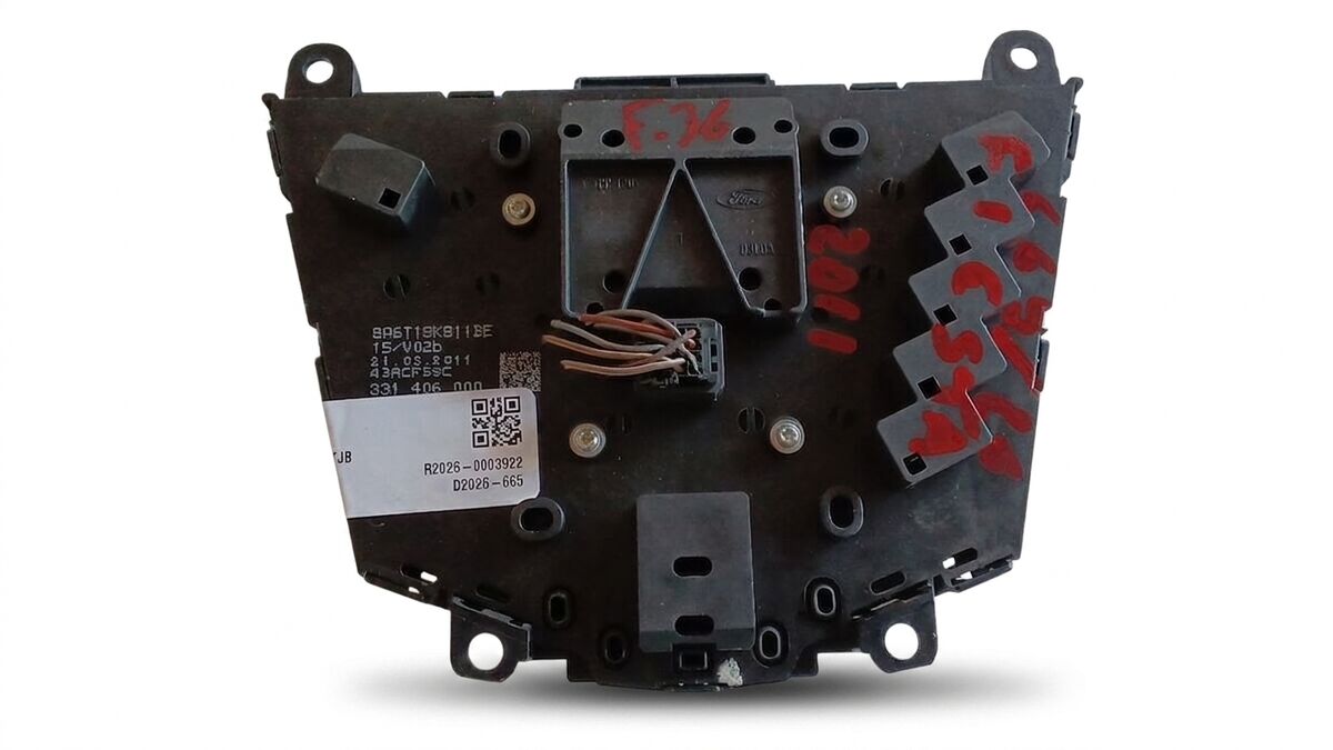 BLOCCO COMANDI AUTORADIO FORD FIESTA 2011 8A6T18K811BE — foto 2