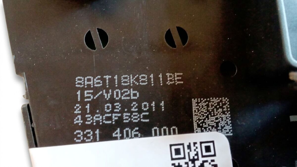 BLOCCO COMANDI AUTORADIO FORD FIESTA 2011 8A6T18K811BE — foto 3