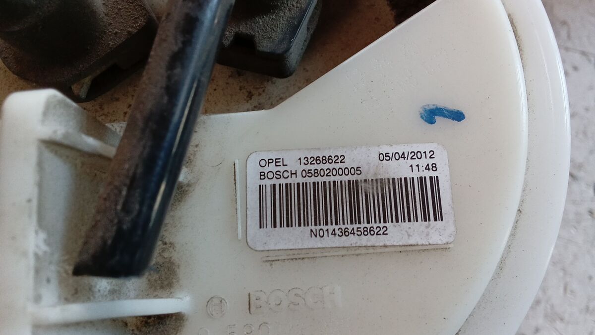 POMPA CARBURANTE GALLEGGIANTE OPEL MERIVA 2012 1.4 BENZ. 13268622 — foto 7