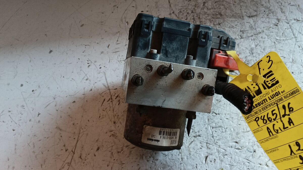 CENTRALINA ABS OPEL AGILA 2002 1.2 BENZ. AC045001944 — foto 3