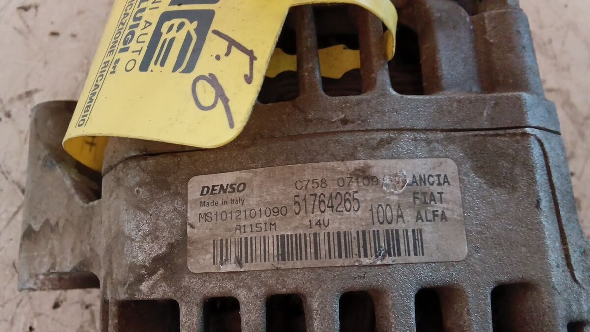 ALTERNATORE FIAT BRAVO 2009 1.6 MULTIJET 120CV 100A 51764265 — foto 5