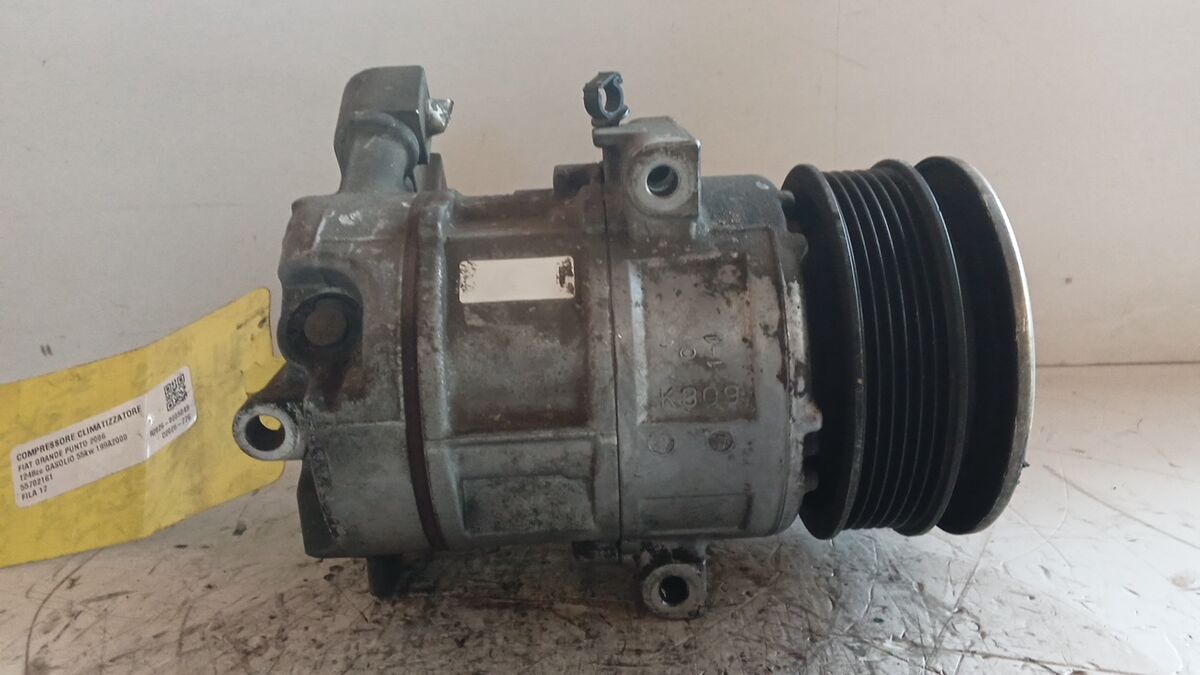 COMPRESSORE A/C FIAT GRANDE PUNTO 2006 1.3 MULTIJET PULEGGIA IN PLASTICA 55702161 — foto 3