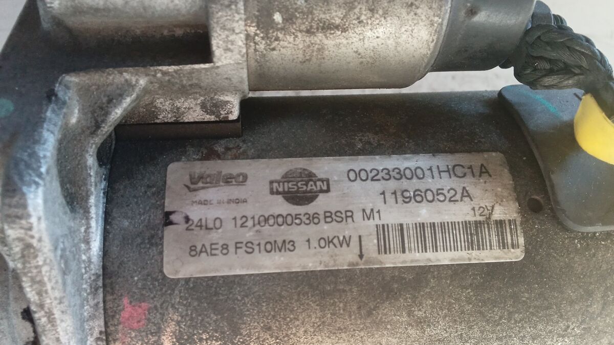 MOTORINO AVVIAMENTO NISSAN MICRA 2013 1.2 BENZ. 233001HC1A — foto 5
