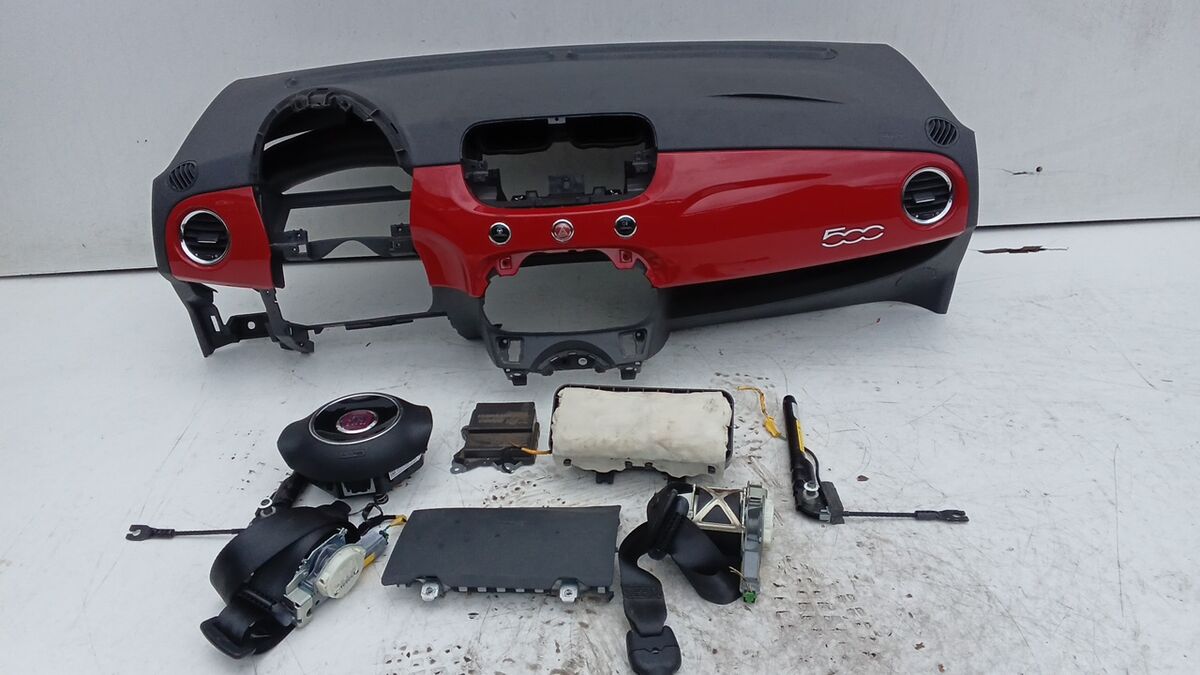 KIT AIRBAG COMPLETO CON CRUSCOTTO FIAT 500 2008