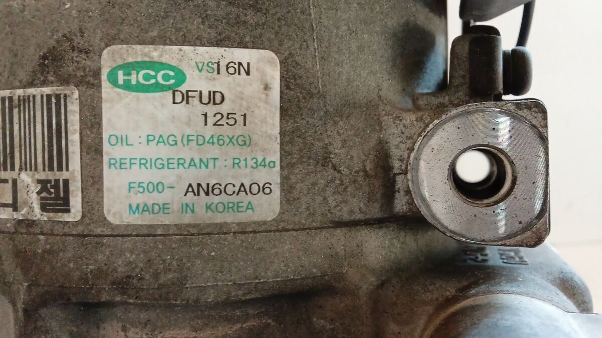 COMPRESSORE A/C HYUNDAI I30 2009 1.6 CRDI F500AN6CA06 — foto 5