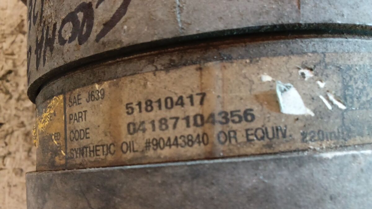 COMPRESSORE A/C FIAT CROMA 2006 1.9 MULTIJET 51810417 — foto 5