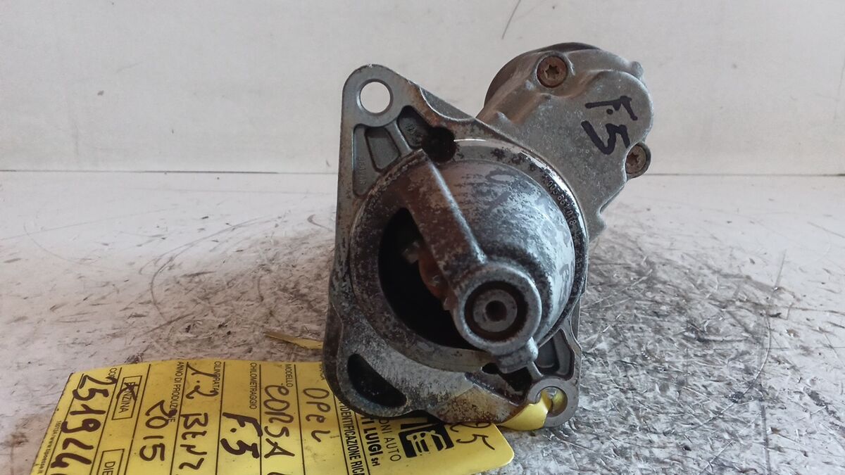 MOTORINO AVVIAMENTO OPEL CORSA E 2015 1.2 BENZ. 25192447 — foto 2