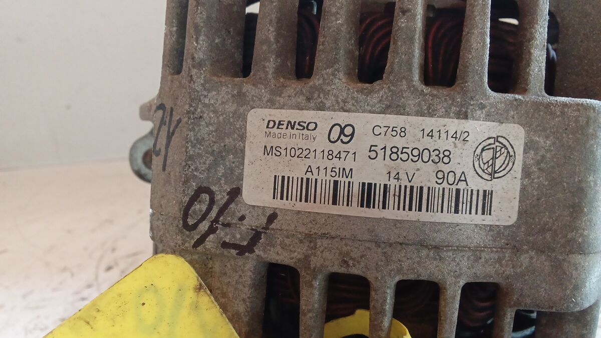 ALTERNATORE FIAT PANDA 2014 1.2 BENZ. 90A 51859038 — foto 5
