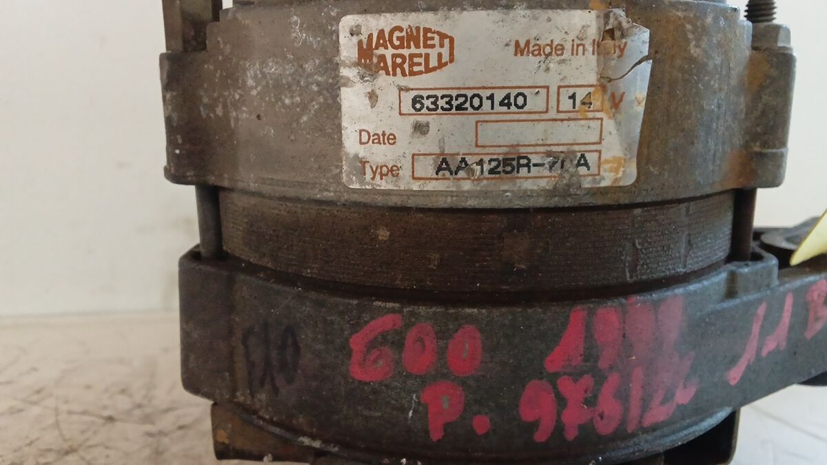 ALTERNATORE FIAT SEICENTO 1999 1.1 BENZ. 63320140 — foto 5