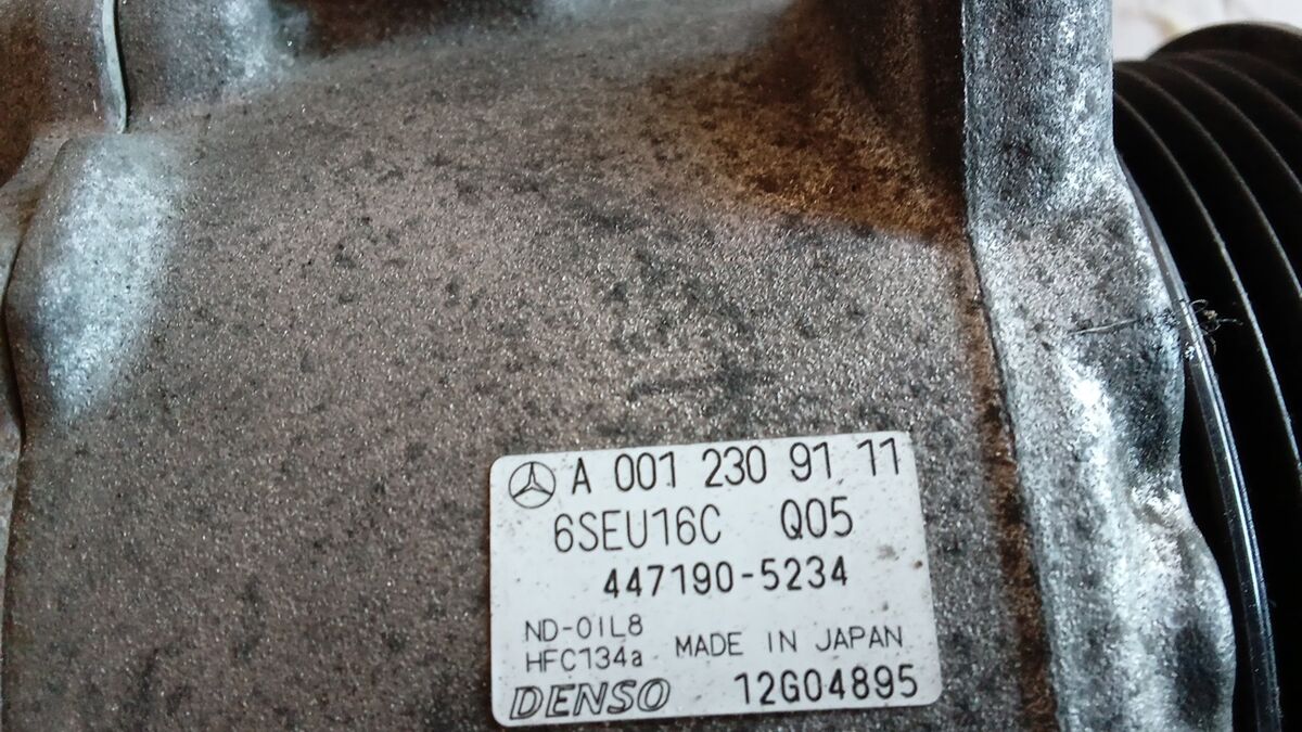 COMPRESSORE A/C MERCEDES CLASSE A 2009 2.0 CDI A0012309111 — foto 5