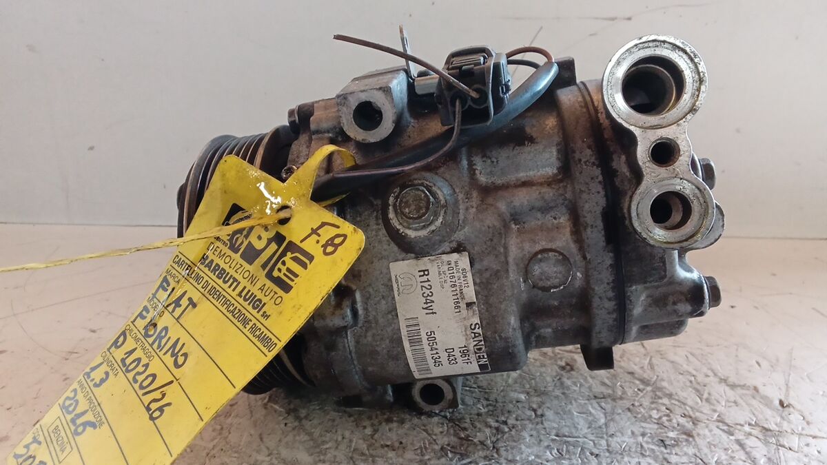 COMPRESSORE A/C FIAT FIORINO 2016 1.3 MULTIJET 50541345